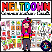 Load image into Gallery viewer, Autism Meltdown Communication Cards for Professionals
