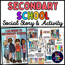 Load image into Gallery viewer, Going to Secondary School Autism Social Story and Discussion Cards
