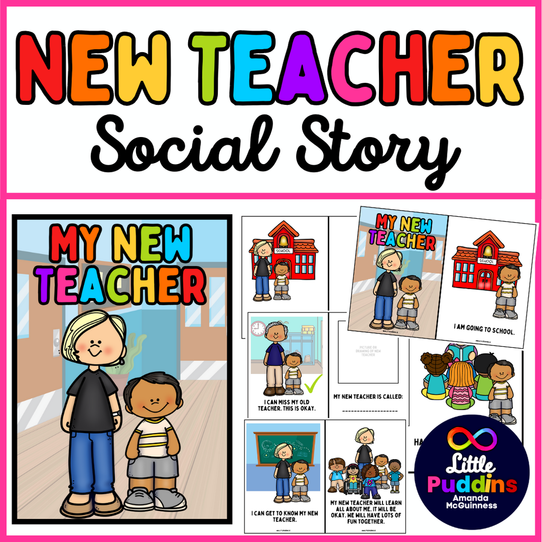 New Teacher Social Story for Autism Special Education