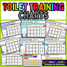 Load image into Gallery viewer, Autism Toilet Training Charts and Visual Supports
