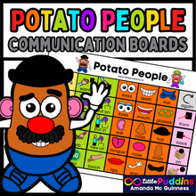 Load image into Gallery viewer, Mr Potato Head AAC Communication Boards
