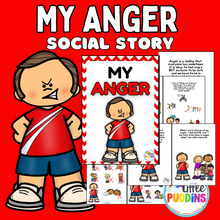 Load image into Gallery viewer, My Anger / Feeling Angry  Boy Social Story

