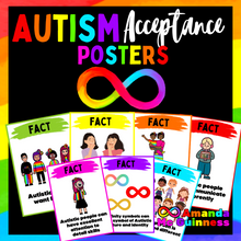 Load image into Gallery viewer, Autism Acceptance Bumper Poster Pack
