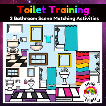 Toilet Training Vocabulary Activity Set