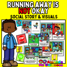Load image into Gallery viewer, Elopement / Running Away Is Not Okay Autism Social Story
